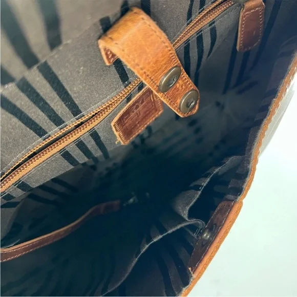 FRYE Melissa Saddle Bag Leather Cognac Crossbody - Picture 14 of 16